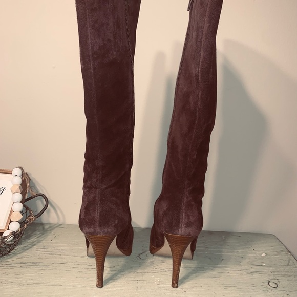 Bakers, suede platform, boots, size 7 brown - Picture 7 of 16